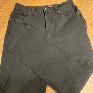 Gloria Vanderbilt Black Straight Leg Jeans